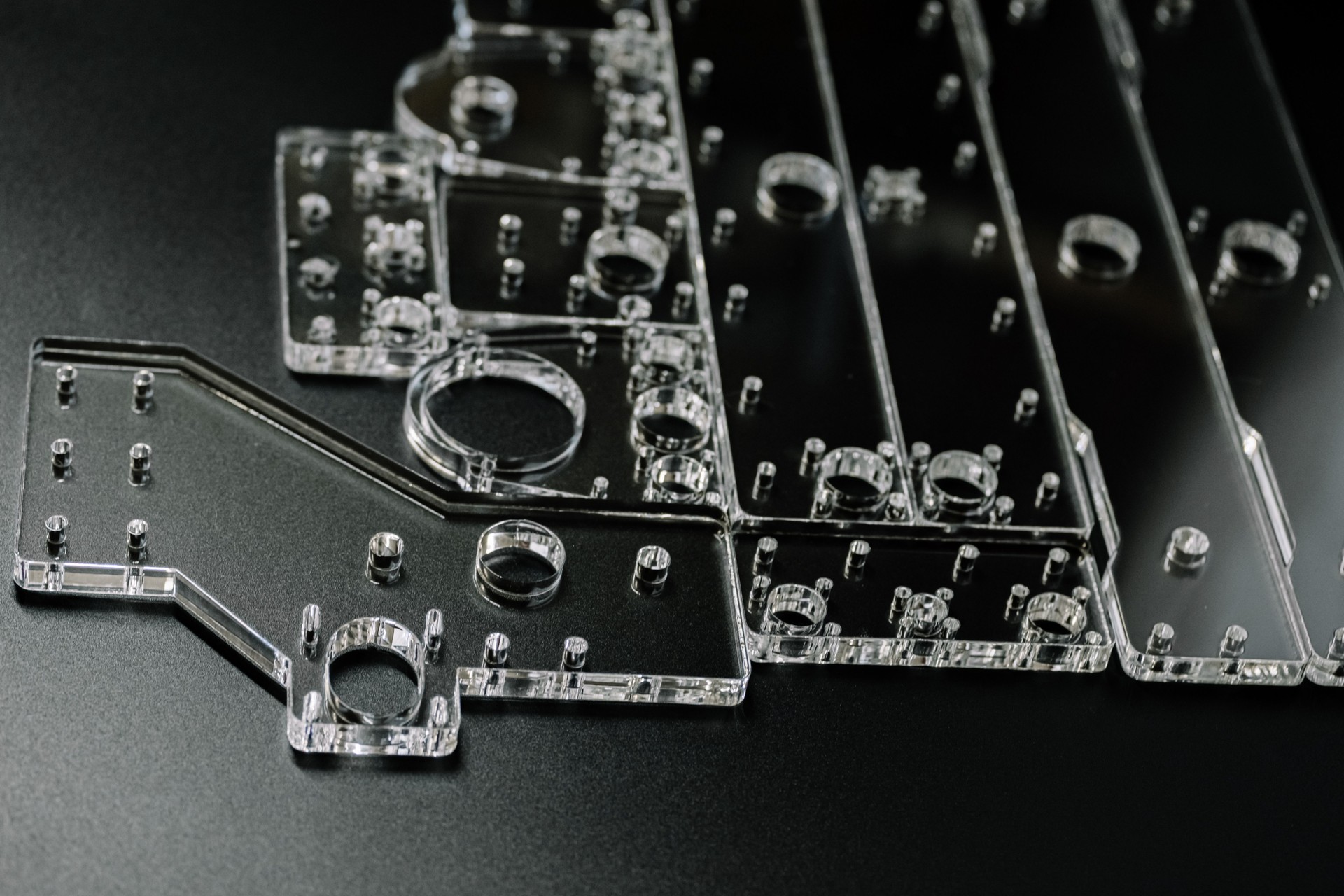 Plexiglass parts for cnc machine. Acrylic form machine parts, laser cutting and engraving